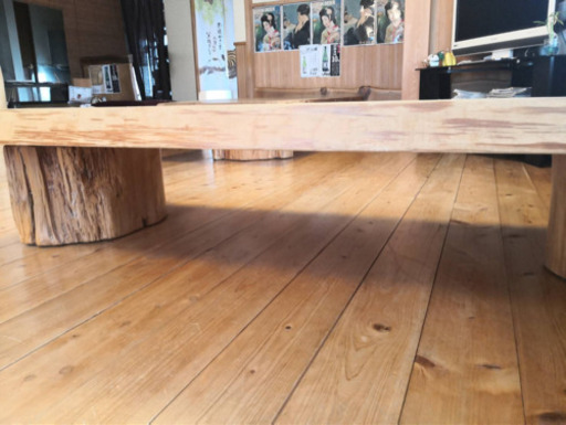 ラスト一枚 天然 無垢 杉の木 国産 テーブル 一枚板