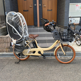 ご予約済み❣️☆お洒落❣️ブラウンコーデ 子供乗せ自転車