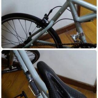 ルイガノ MV3B ミニベロ 自転車 20インチ グレー 整備済 良好