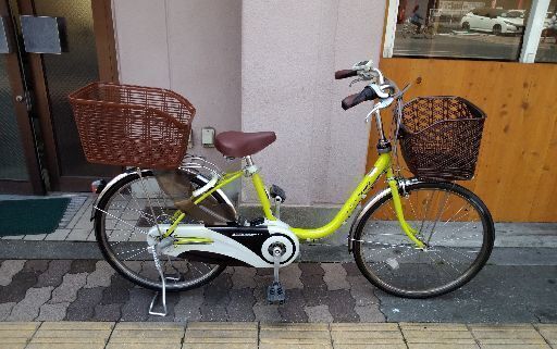 (本体のみ)Panasonic ViVi DX 24吋電動アシスト自転車(ピスタチオ)