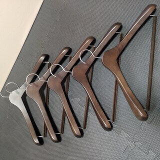 NAKATA HANGERのメンズスーツハンガー　5本セット