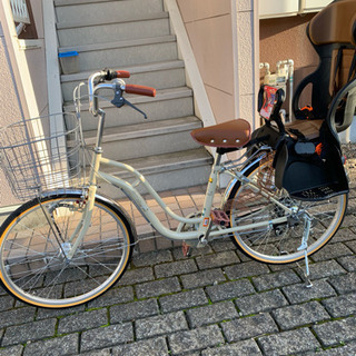 新品未使用☆オシャレな子供のせ自転車