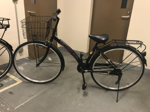 カゴつき自転車