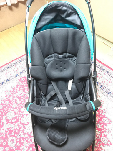 Aprica ベビーカー ☆ブルー