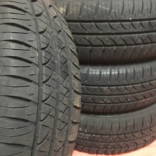 値下げ‼️155/65R14 ダイハツ純正アルミホイール付4本セット 14×4.5J +