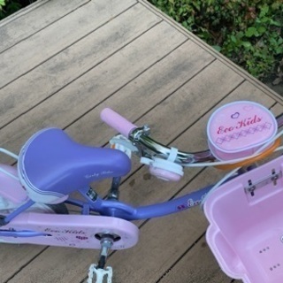 クロネコ　ブリヂストン　自転車　16インチ　エコキッズ BRIDGESTONE 子供用自転車 ブリヂストン エコキッズ カラフル 16