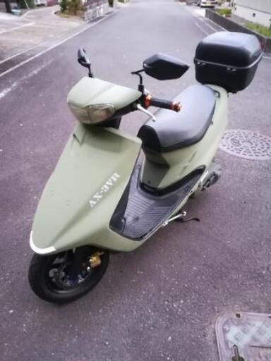 アクシス90 カスタム テールBOX付き ヤマハ アクシス90 カスタムパーツ