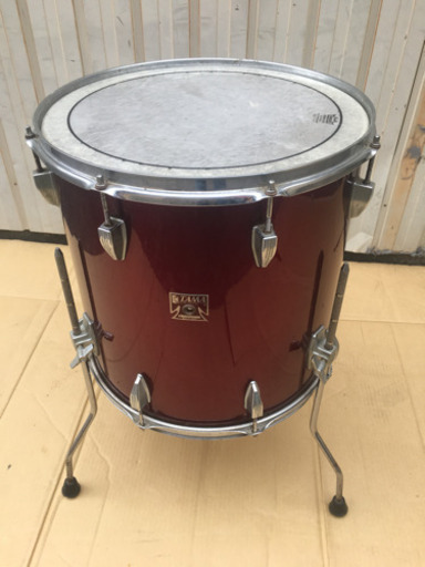 ◆TAMA◆ タマ ■ SWING STAR ■ スイングスター  フロアタム 直径 約41cm ワインレッド ★USED品   日本製 MADE ＩＮ JAPAN ジャパンヴィンテージ       です。