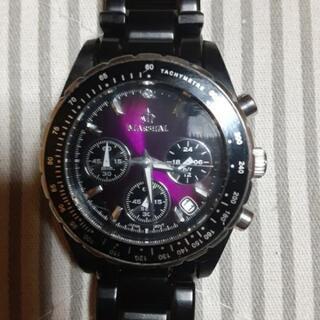 MARSHAL クロノグラフ　腕時計　ブラック