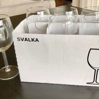 IKEA イケア SVALKA ワイングラス