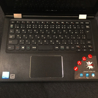 タッチペンつき【ノートPC・タブレット】lenovo yoga300-11ibr 