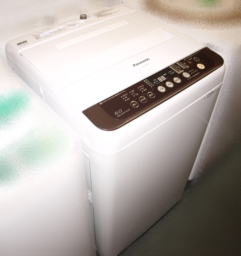 ☆専門の職人さんが、清掃　洗濯機　2015年　パナソニック　6.0kg　　無料配達エリアあり☆