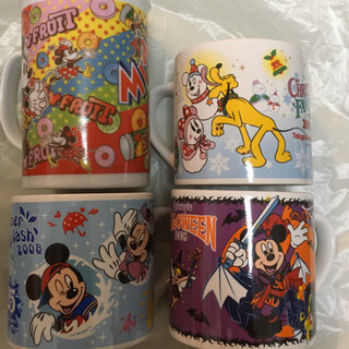 未使用　ディズニー　マグカップ　4つセット！