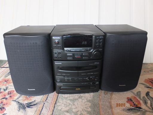 パナソニックコンポ　RESTY SC-CH303 (CD/Wカセットコンポ)