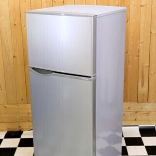 冷蔵庫 SHARP シャープ SJ-H12B-S 2016年製 2D 118L 直冷 シルバー 中古品
