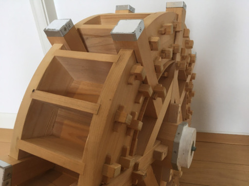 水車　【木製手作り水車】 手作り 木製水車