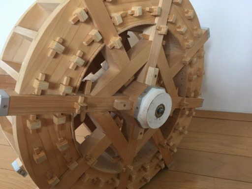 匠がつくる 本格的な水車