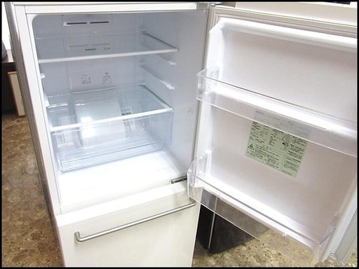 MUJI/無印良品 2ドア冷蔵庫 MJ-R16A 2016年製 157L 深澤直人デザイン