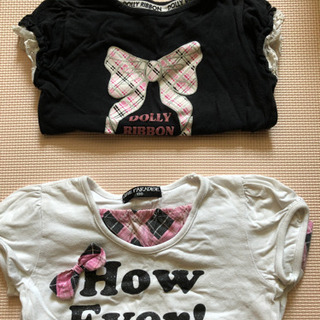 ドーリーリボン　Tシャツ　2枚　セット　130  女の子　女子　...