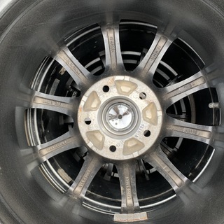 Exceeder E03 16×51/2 +38 PCD114.3 ハブ 約72㎜ ダンロップタイヤ付き 