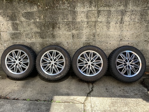 WORK RUSTTERE RT1 LV 18×7J +48 PCD114.3 ブリジストンタイヤ付き 4本 
