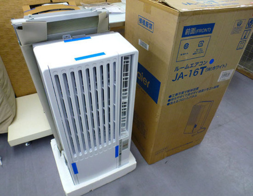 未使用品 ハイアール/Haier ルームエアコン JA-16T ホワイト 窓用エアコン 冷房 2019年製