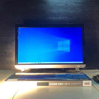 WIN10☆1000G☆DVDにWi-Fi☆TOSHIBA☆ホワイト