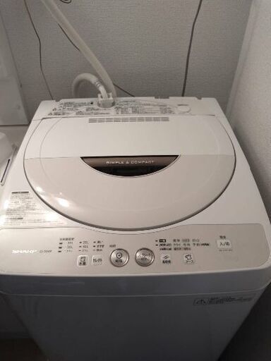 値下げ シャープ SHARP 洗濯機 ES-GE45P 4.5kg　2015年製