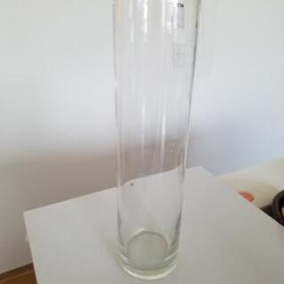 (ご相談中)　ガラス　花瓶　高さ30cm 内径6.5cm 外径7...