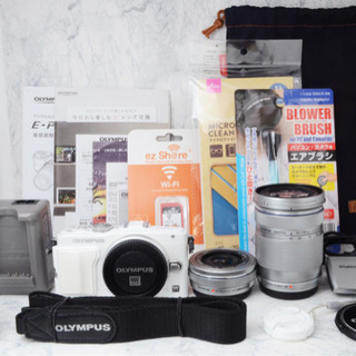 女性におすすめ●EZ Wズーム●WiFi転送可能●オリンパス E-PL6　安心のゆうパック代引き発送！送料、代引き手数料無料！