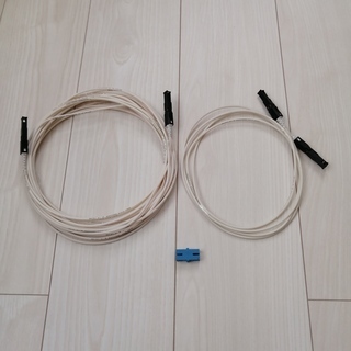 Wifi　光ケーブル　１０M　２M　セット　中継コネクタ付き