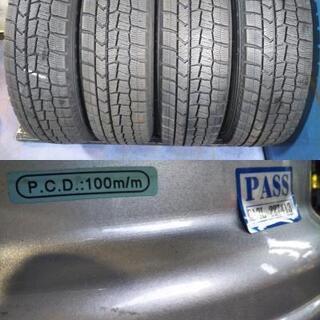 冬 VW アップ【冬タイヤ付き】ワーゲン ＵＰ【~90％富山】VWオプション アルミホイール 14インチ 165/70Ｒ14（2017年）スタッドレス 中古/4本