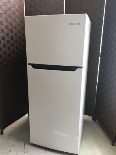 Hisense ハイセンス 2ドア冷蔵庫 冷蔵庫 冷凍冷蔵庫  HR-B1201 白 動作確認済 120リットル 家電 2020年製