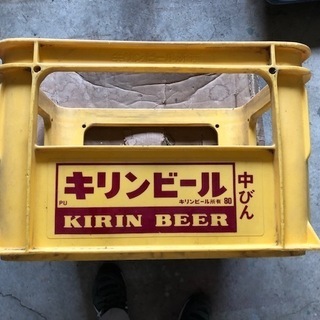 【値下げしました】レトロな瓶ビールケース　中古品