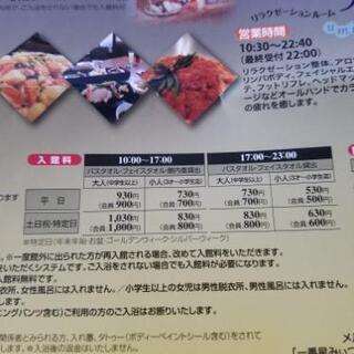 その他 秩父市温泉『星音の湯』入浴招待券15枚！お得！