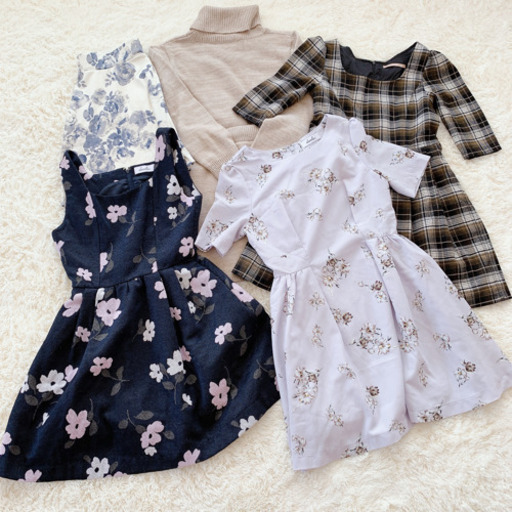 Dazzlin ワンピースまとめ売り あおみん 栄町のワンピースの中古 古着あげます 譲ります ジモティーで不用品の処分