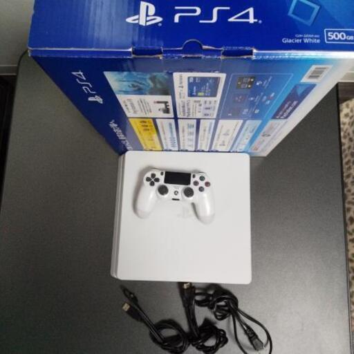 まだ募集してます。ps4 PlayStation4本体 メーカー保証あり。   PlayStation4本体/グレイシャー・ホワイト/500GB/CUH-2200Aです
