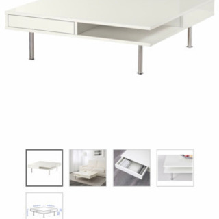 【お取り引き中】IKEA ローテーブル　コーヒーテーブル　白