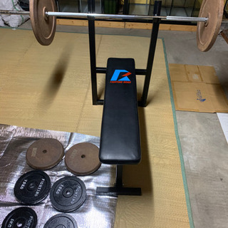 バーベル105キロ ベンチセット