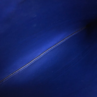 CELINE セリーヌ クラッチバッグ バイカラー レザー ブルー ポーチ