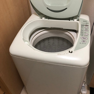 洗濯機0円無料差し上げます。一人暮らしカップル