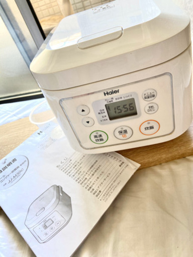 Haier 炊飯器 説明書有
