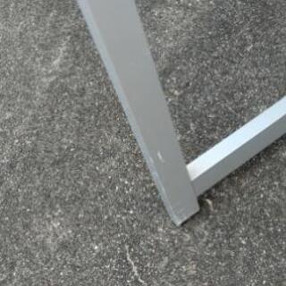 ポスターパネルスタンド A1 両面 シルバー H1200mm グリップ式A型看板