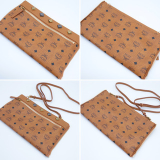 MCM/スタッズレザー バックパック》Sランク 新品、未使用品 袋 冊子
