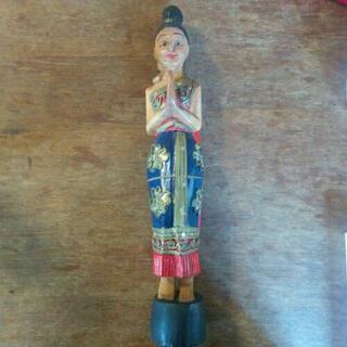 タイ　木彫り人形