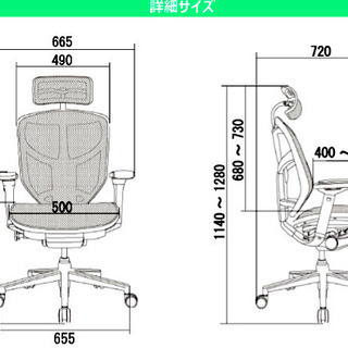 【特別価格】エルゴヒューマン ハイタイプ　 ハイバック