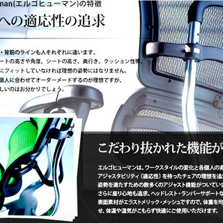 【特別価格】エルゴヒューマン ハイタイプ　 ハイバック