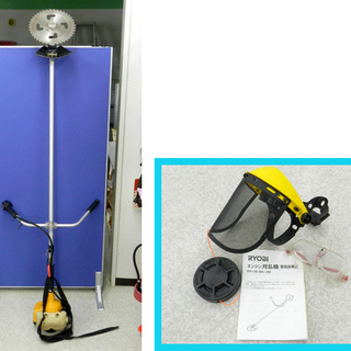 RYOBI/リョービ 刈払機 草刈機 刈払い機 EKK-26 別売り オートカッタ EK-5001付 ☆ PayPay(ペイペイ)決済可能 ☆ 札幌市 北区 屯田