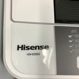 洗濯機　HISENSE HW-E5502 5.5kg 2019年製