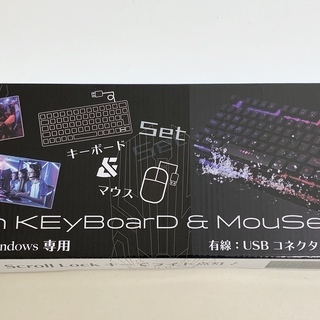 ゲーミングキーボード　Neon Keyboard ＆ Mouse...